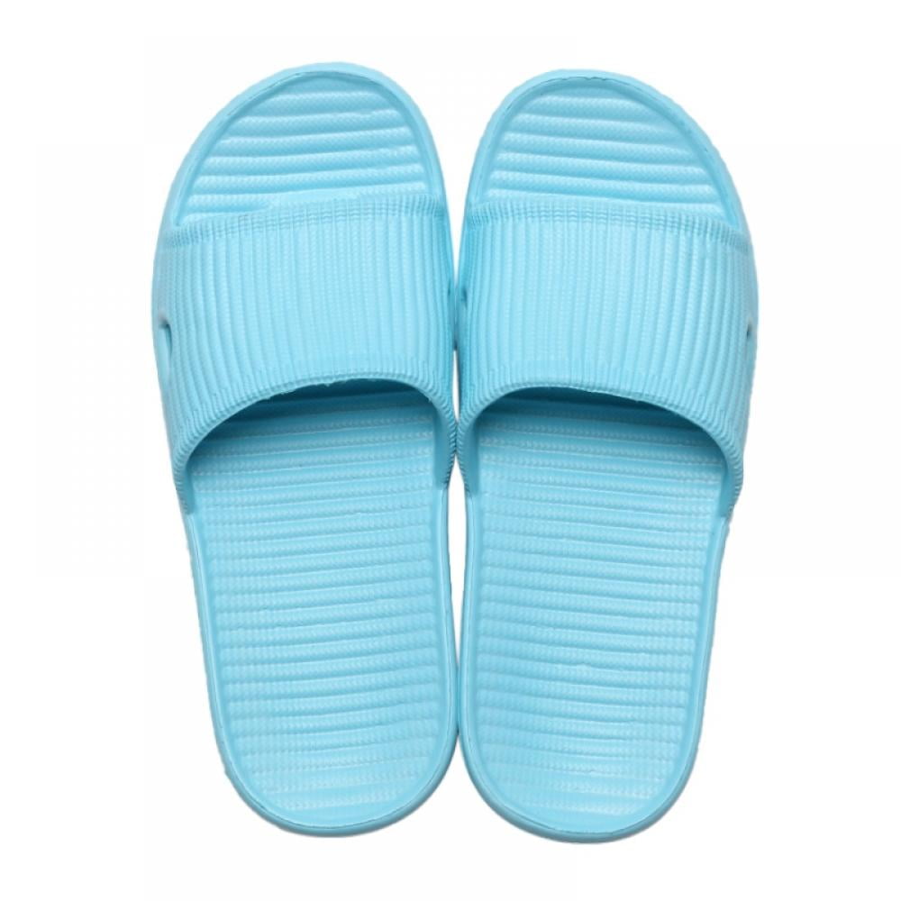 Quick Drying Shower Slippers - Non-Slip Bathroom & Pool Sandals, Soft EVA, Purple (Women's 6-7/Men's 5-6) - View #5