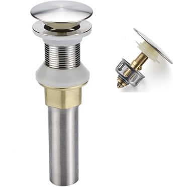 Pop Up Drain Stopper For Bathroom Sink - No Overflow - Oil Rubbed Bronze Finish