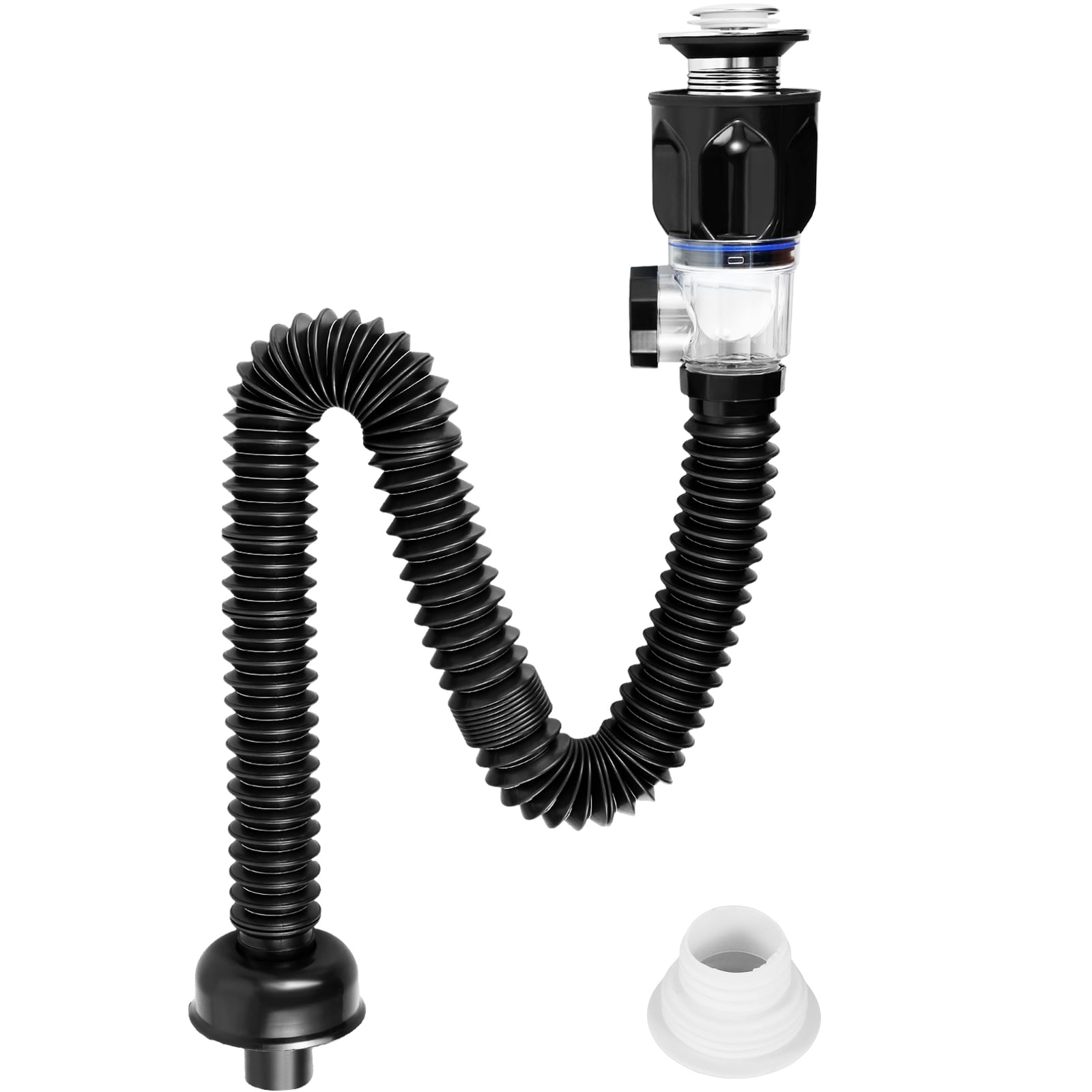 Bathroom Sink Drain Kit Stainless Steel Pop Up Sink Drain Pipe