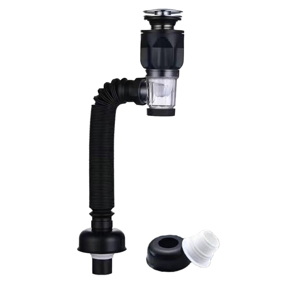 Bathroom Sink Drain Pipe: Straight or Side Discharge Smell-Proof & Easy Install!