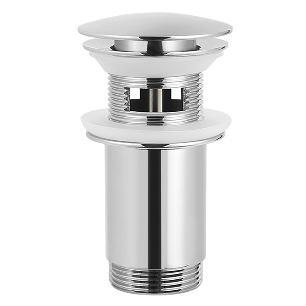 Bathroom Sink Drain Stopper Pops Up Waste Plug Copper Drain Device Sink