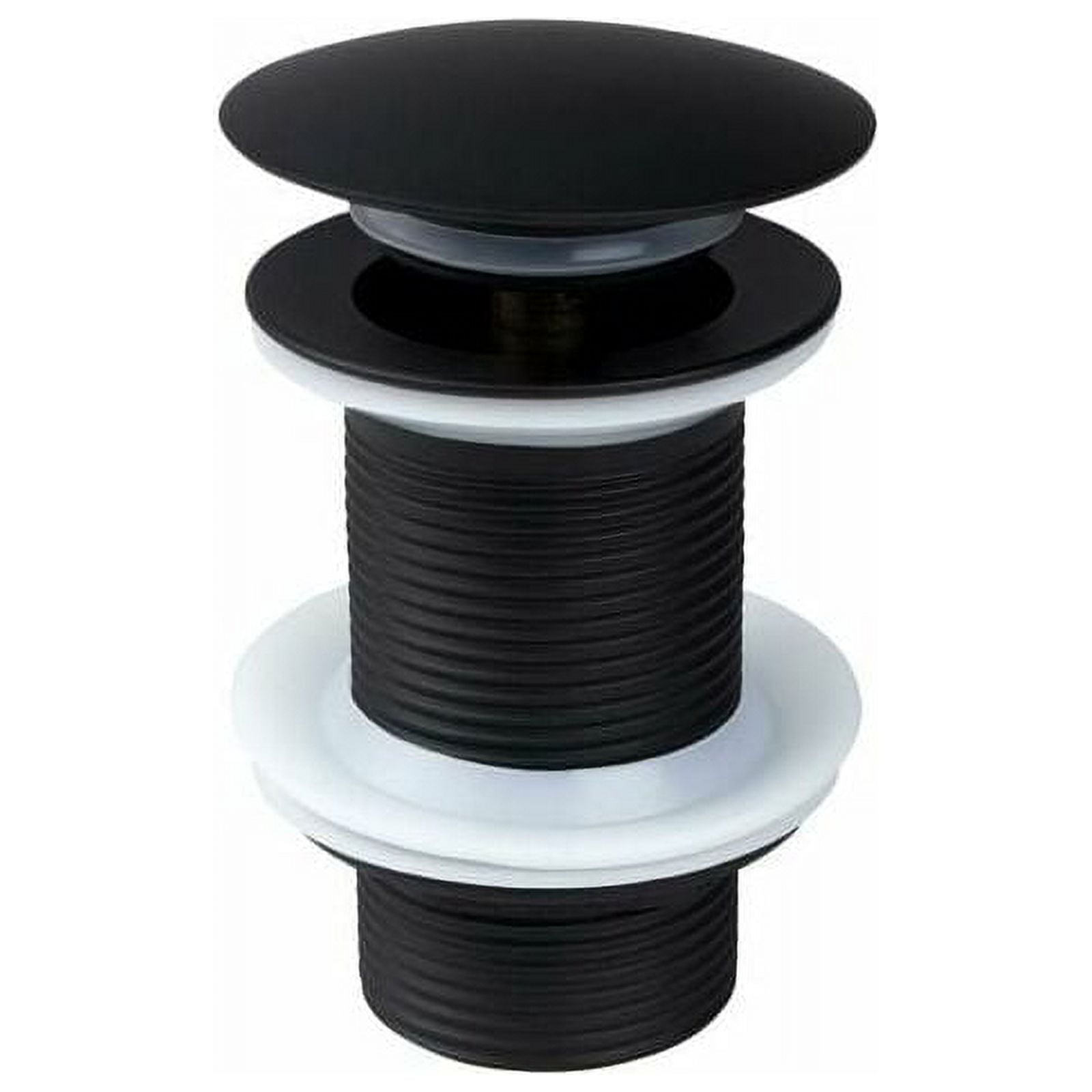 Bathroom Sink Drain Stopper, Push Pop-Up Mechanism with Overflow, Solid ...