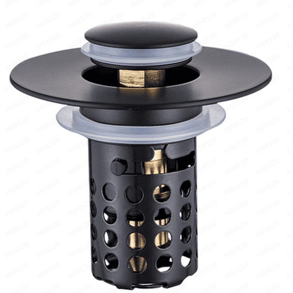 Bathroom Sink Drain Strainer & Bathroom Sink Stopper,Pop Up Sink Stopper with Removable Stainless Steel Filter Basket Hair Catcher,Universal Sink Plug Drain Holes