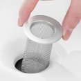 thumbnail image 1 of Bathroom Sink Drain Strainer Floor Drain Filter Mesh Basket Filter Bathroom Sink Drain Stopper, for Us Bathroom Sink Stopper Replacement（Long Style）, 1 of 9