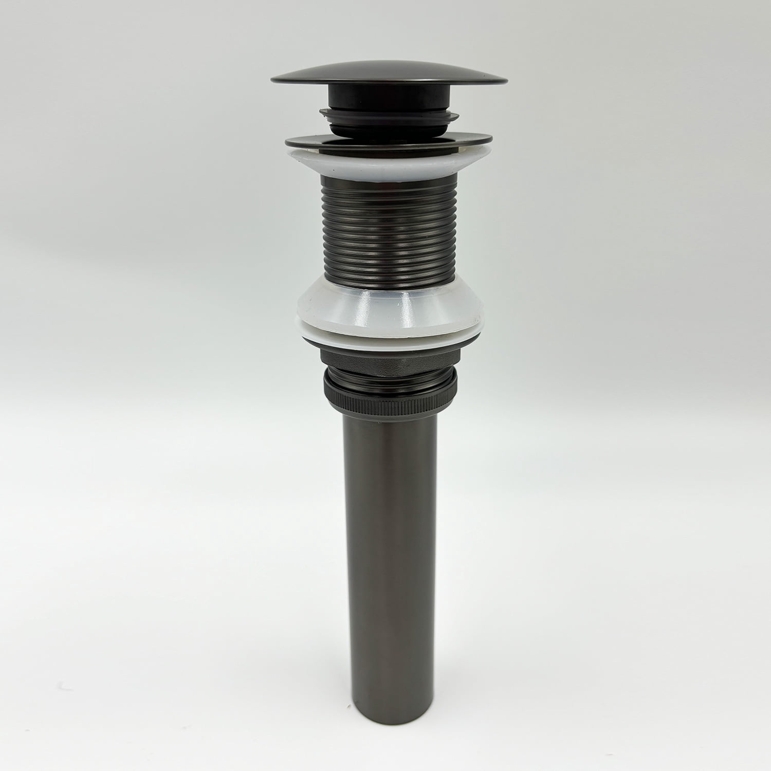 Bathroom Sink Drain without Overflow, Vessel Sink Lavatory Vanity Pop Up Drain Stopper, 304 Stainless Steel
