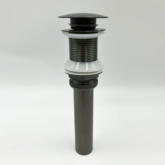 Bathroom Sink Drain without Overflow, Vessel Sink Lavatory Vanity Pop Up Drain Stopper, 304 Stainless Steel