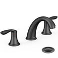 thumbnail image 1 of Bathroom Sink Faucet, 3 Hole Bath Faucet with Stainless Steel Pop Up Drain & Hose, 1 of 6