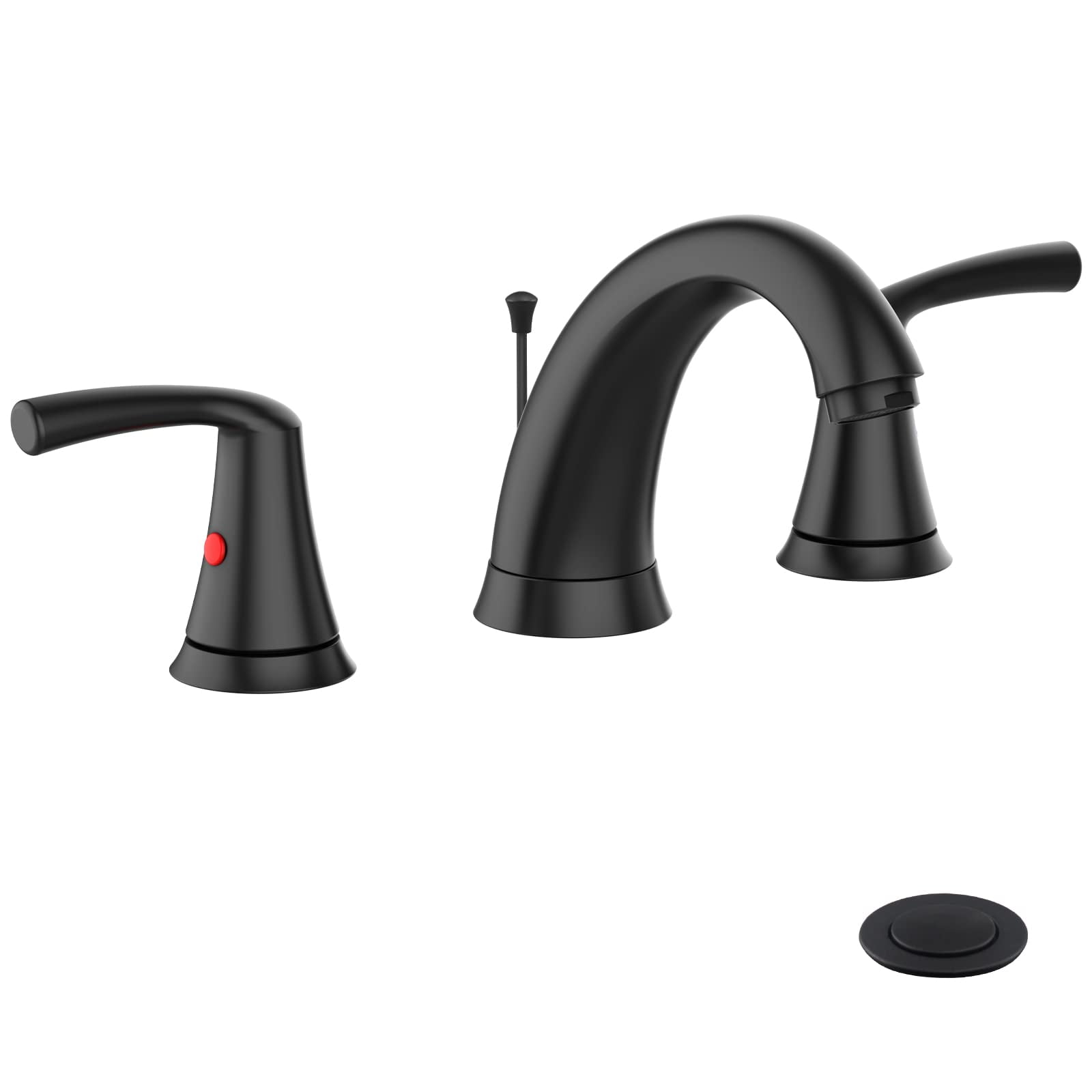 Bathroom Sink Faucet, 8 Inch Bathroom Faucet 3 Hole, Sink Vanity Faucet ...