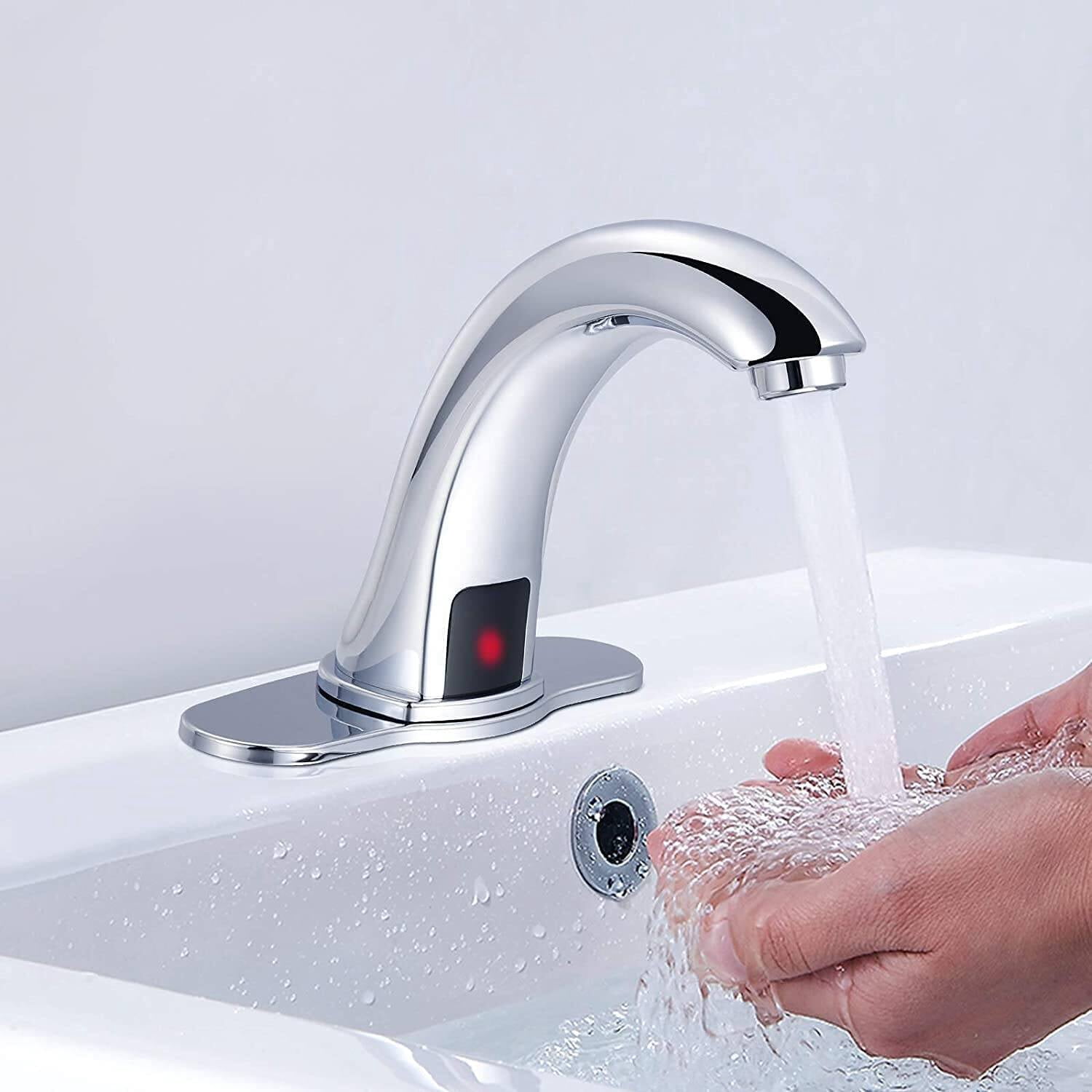 Bathroom Sink Faucet, Automatic Sensor Touchless Bathroom Sink Faucet ...
