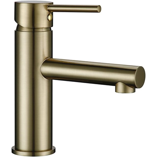 Bathroom Sink Faucet Brass Single Handle Basin Mixer Tap with Aerator