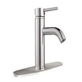 thumbnail image 1 of Bathroom Sink Faucet Chrome Plated Brass Single Hole Tap Widespread Plate Cover| Renovators Supply, 1 of 2