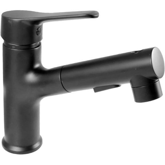 Bathroom Sink Faucet with Pull Down Sprayer Dual Mode hot and Cold Copper Single Handle Multifunctional Single Hole Pull-Out faucets Retractable Lavatory Faucet,Paint