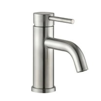 Bathroom Sink Faucet Replacement ADA Compliant Single Hole Bathroom Faucet - 6.57" High Stainless Steel Waterfall Faucet Brushed Nickel,Modern Bathroom Sink Faucet