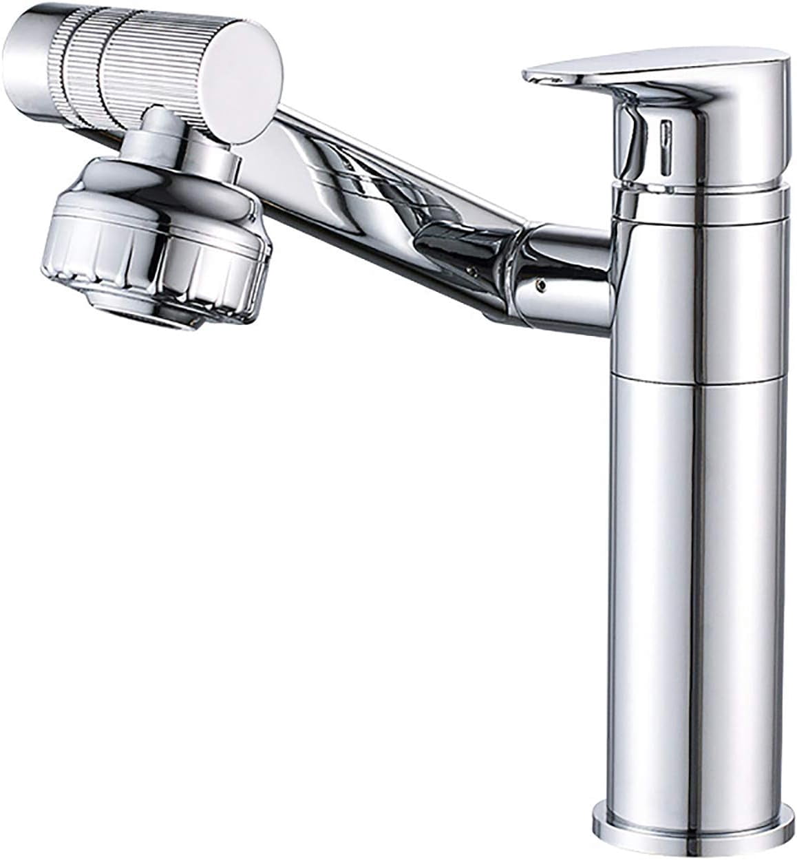 Bathroom Sink Faucet with Sprayer & Bubbler 2 Function,Basin Mixer Tap ...