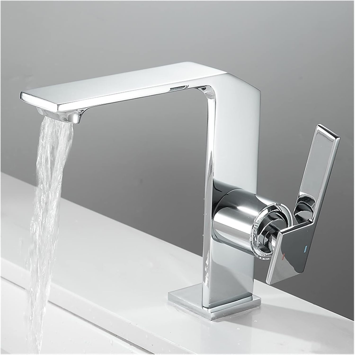 Bathroom Sink Faucet Tap Black Brass Wash Basin Faucets Single Handle ...