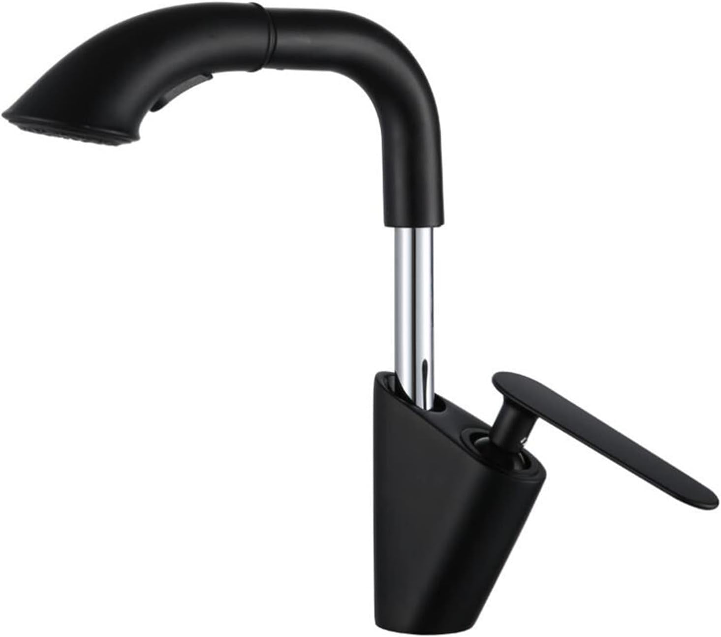 Bathroom Sink Faucet with Pull Out Spray Brass Hot and Cold Single Hole Bathroom Sink Faucet with Pull Out Spray Brass Hot and Cold Single Hole