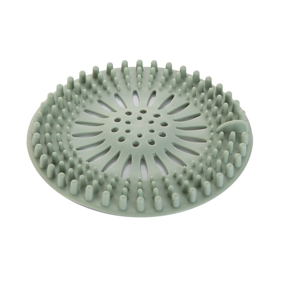 Bathroom Sink Filter Screen, Silica Hair Catcher Drain Cover, Floor Toilet Strainer, Anti-Clogging, 13x13cm, 1pc