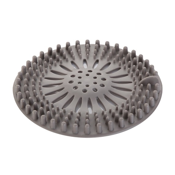 Bathroom Sink Filter Screen, Silica Hair Catcher Drain Cover, Floor Toilet Strainer, Anti-Clogging, 13x13cm, 1pc