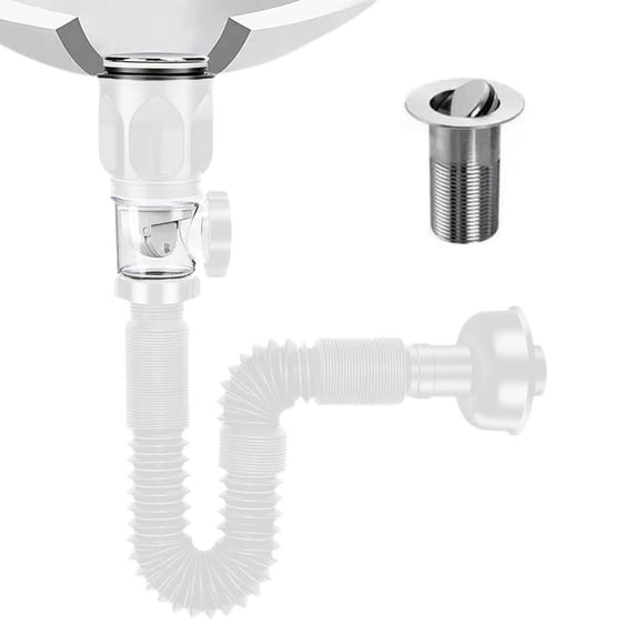 Bathroom Sink Flexible Pipe Sink Basin Water Drain Hose Tube Set Hot V6