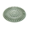 thumbnail image 1 of Bathroom Sink Hair Filter | 13x13cm TPR Silica Gel Drain Cover | Fine Leakage Holes for Hair Blockage | 1-Piece Floor Drain Protector, 1 of 1