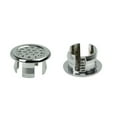 thumbnail image 1 of Bathroom Sink Overflow Cover, Drain Hole Plug Stopper for Ceramic Basin, Washbasin Drain Gasket Repment Part, Fits Most Standard Sinks, Easy Push-in Installation, ABS Plastic, 1 of 2