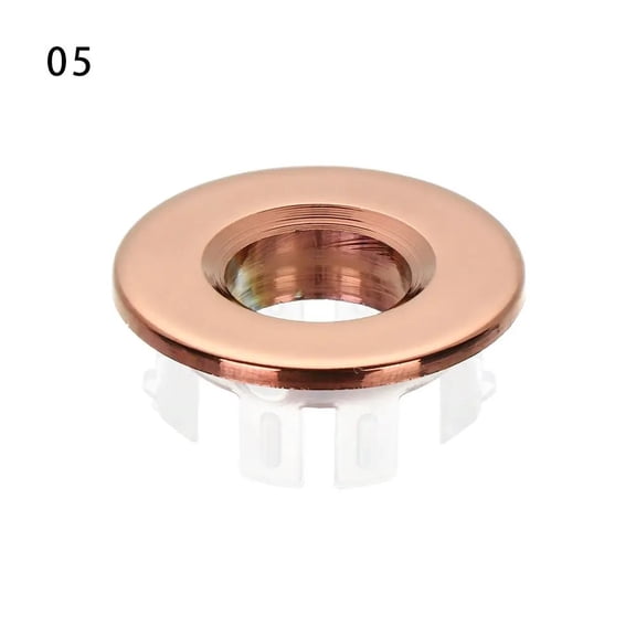 Bathroom Sink Overflow Covers Trim Ring Cap Round Ring Basin Insert Replacement Useful Sink Hole Cover Tub Drain Stopper