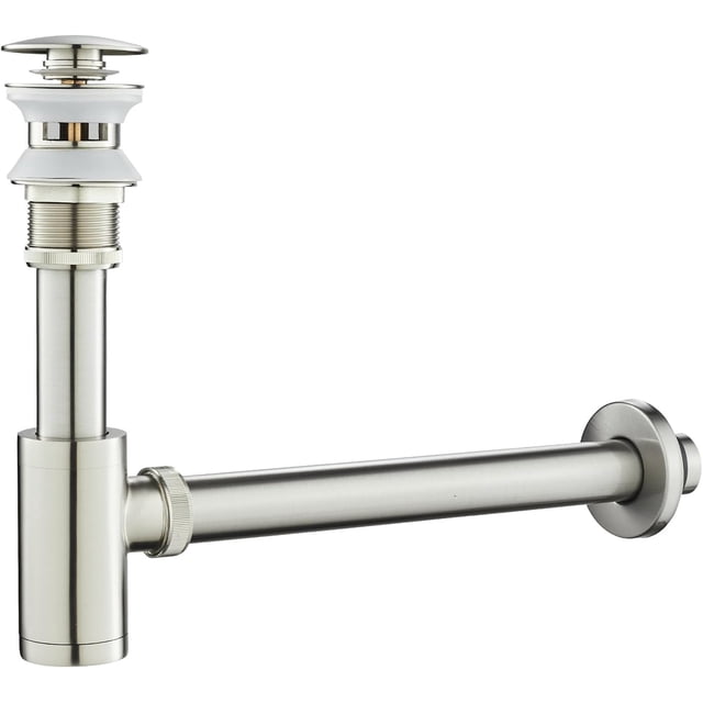 Bathroom Sink PTrap Complete Set, Adjustable 11/4 Inch Bottle Trap