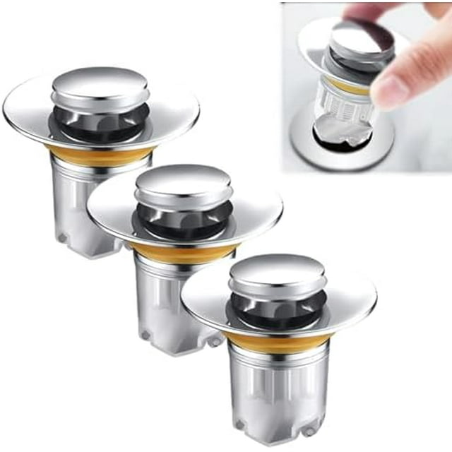 Bathroom Sink Plug Stopper, 2024 New Upgraded Sink Bounce Core Drain