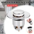 thumbnail image 1 of Bathroom Sink Plug Stopper Pop-Up Drain Filter Wash Basin Core Bounce 1.34"~1.57, 1 of 6
