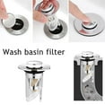 Bathroom Sink Plug Stopper Wash Basin Core Bounce Up Drain Filter