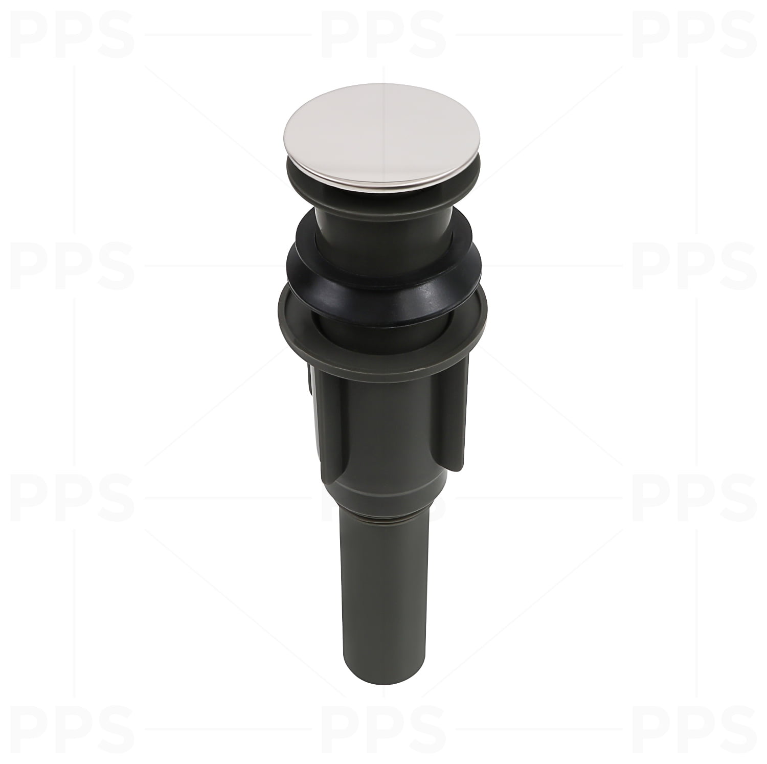 Chrome ABS Bathroom Sink Pop-Up Drain Assembly