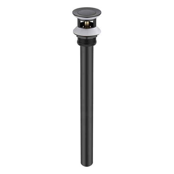 Bathroom Sink Pop Up Drain Stopper with 12" tailpiece, with Overflow