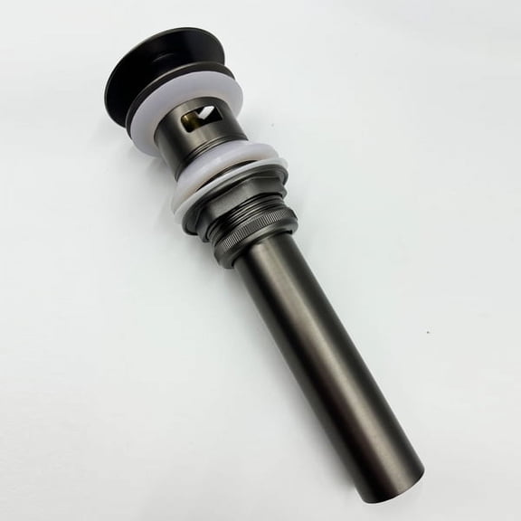 Bathroom Sink Pop-Up Drain with Overflow 304 Stainless Steel Stopper for Vessel & Vanity Sinks