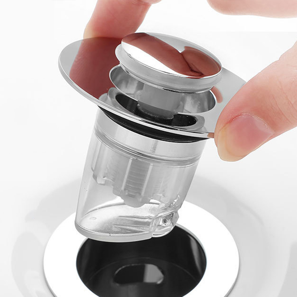 Bathroom Sink Stopper AntiClogging & AntiOdor Sink Drain Strainer PopUp Sink Drain Stopper