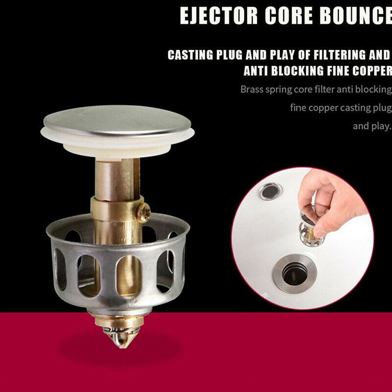 Bathroom Sink Stopper, Universal Pop Up Bathroom Drain Stopper for