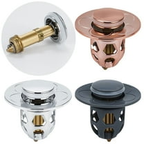 Bathroom Sink Stopper Wash Basin Core Bounce Popup Drain Filter Gold YIWEI