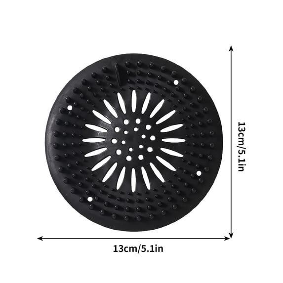 Bathroom Sink Stopper with Hair Filter Screen for Drain Protection and Easy Cleaning