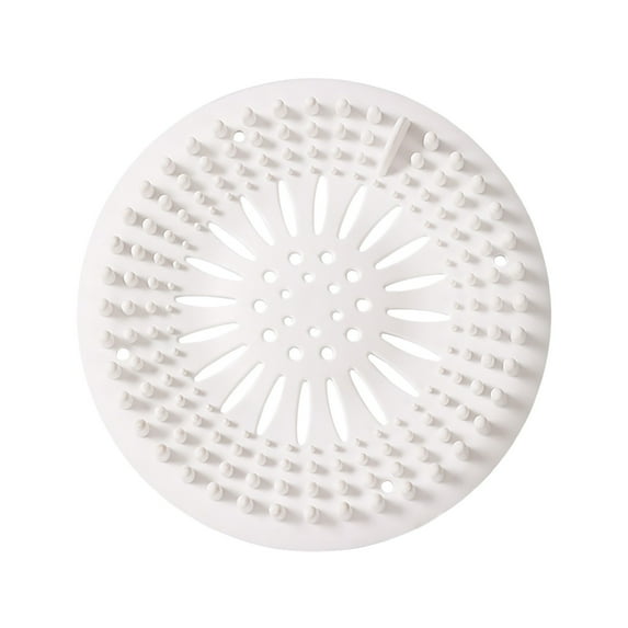 Bathroom Sink and Floor Drain Hair Trap Filter Screen, Clog-Blocking Strainer for Shower, Toilet, and Kitchen Drainage, Easy-Clean Flexible Stopper