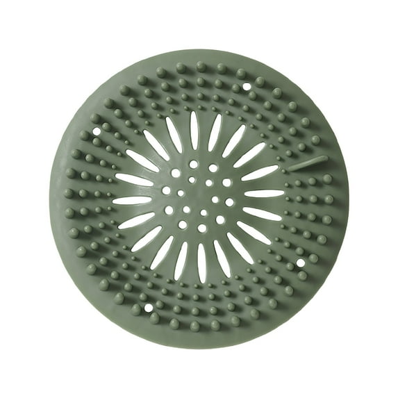 Bathroom Sink and Floor Drain Hair Trap Filter Screen, Clog-Blocking Strainer for Shower, Toilet, and Kitchen Drainage, Easy-Clean Flexible Stopper