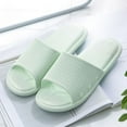 thumbnail image 1 of Bathroom Slippers Unisex Slip Proof Shower Sandals Summer Indoor Soft Silent Slippers Green 44‑45 Size(for 43‑44), 1 of 1