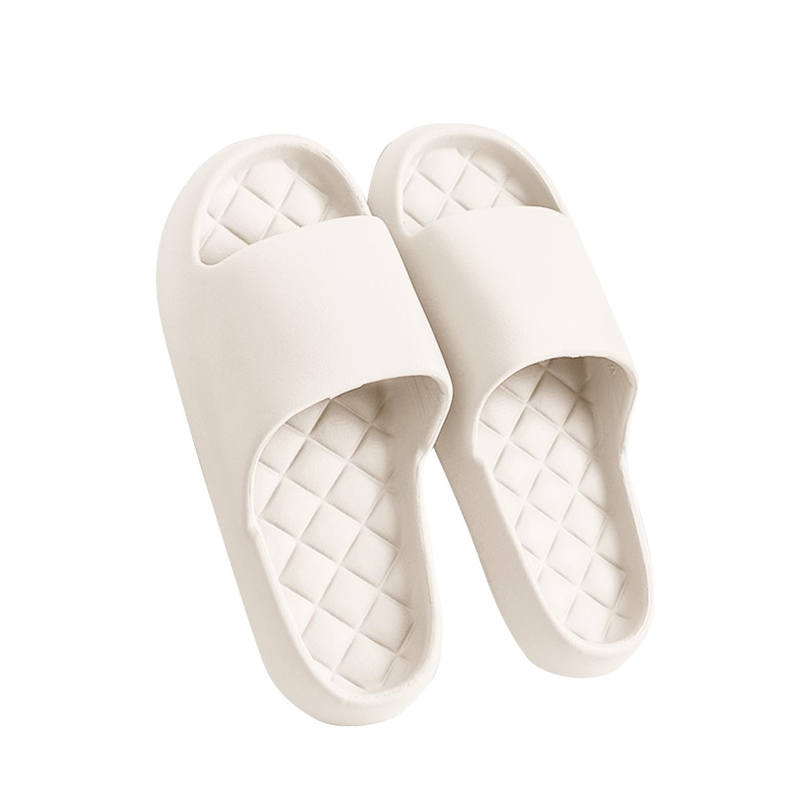 Bathroom Slippers for Men Women, Shower Shoes Thickened, Cloud Slippers ...
