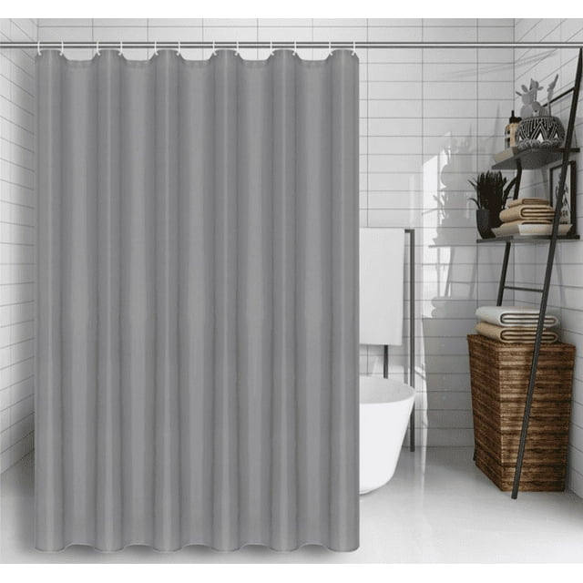 Bathroom Small Shower Stall Curtain Liner, 31" W x 71" H Narrow Size