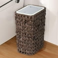 Bathroom Small Trash Can with Lid,2.6 Gallon Small Garbage Can with ...