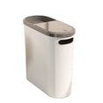 thumbnail image 1 of Bathroom Small Trash Can With Lid, 2.6 Gallon Slim Garbage Can Bathroom With Press Top Lid, Rectangular Trash Bin Waste Basket For Toilet, Rv, Camper, 1 of 3