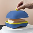 thumbnail image 1 of Bathroom Soap Box with Lid, Draining Soap Holder for Shower and Travel, Leakproof Portable Bar Soap Case, Quick Dry Design, Soap Storage Organizer for Bathroom, Gym, Camping, Trips, 1 of 6