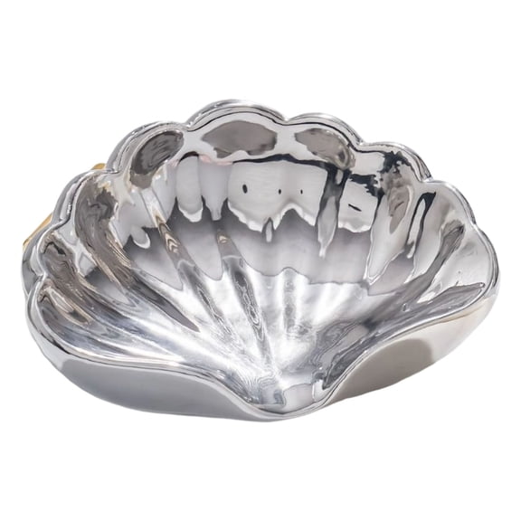 Bathroom Soap Dish Glossy Ceramic Construction Shell Inspires Designs Drainage Systems Decorative Bath Accessory