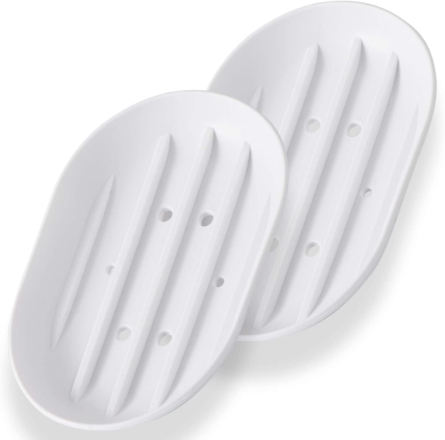 Bathroom Soap Dishes Dish Holder Stand Saver Tray Case for Shower