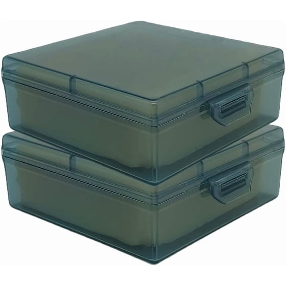 Bathroom Soap Dishes for Dr. Squatch Soap, Square Travel Soap Container with Lid, Portable Bar Soap Holder for Shower Soap Dish Box for Traveling Camping Outdoor (2pack Blue)