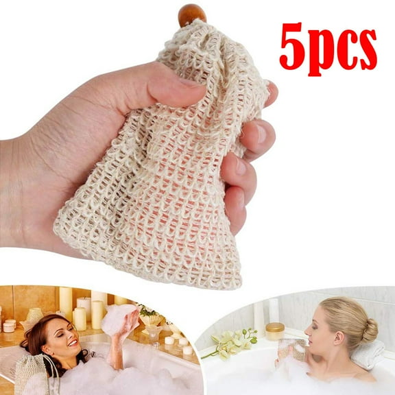 Bathroom Soap Net Pouch for Foaming Care Skin Mesh Tool Bath Accessory Platform Product 5PCS