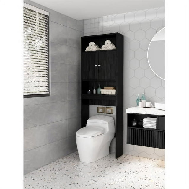 Bathroom Space Saver with Fixed Shelves, Bathroom SpaceSaver